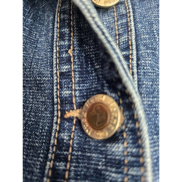 Duck Head Jeans Co. Stretch Denim Jacket Womens XL Button Front - Picture 4 of 8